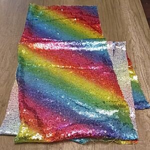 Rainbow Sequin Fabric